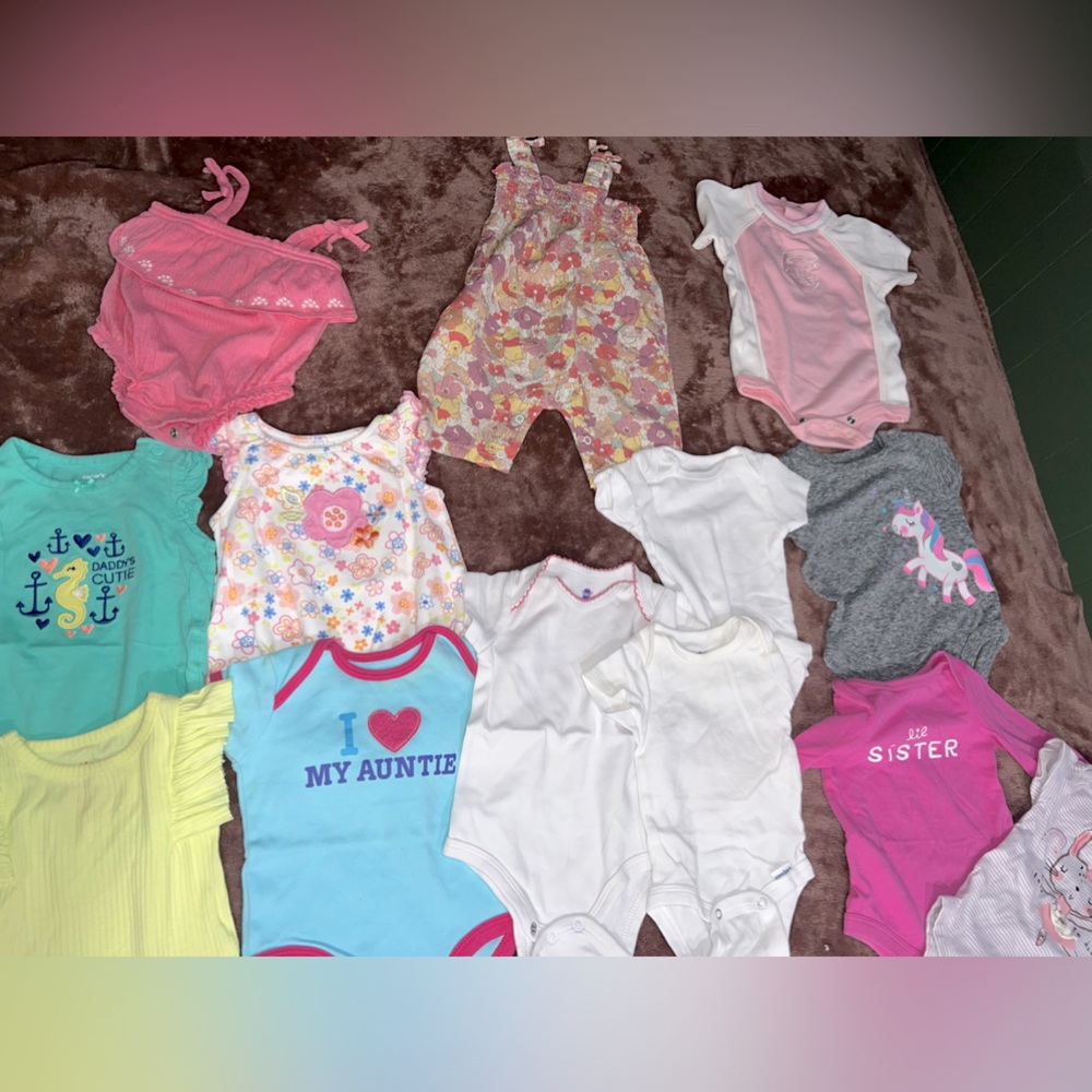 12 shirts and one one piece